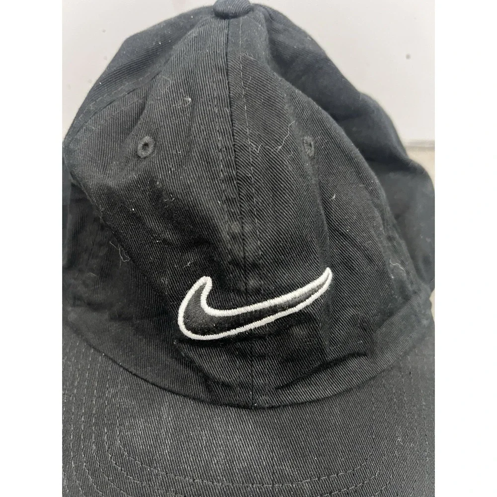 Nike Hat Cap Strapback Black Adjustable Heritage86 943091-010‎ Baseball Running